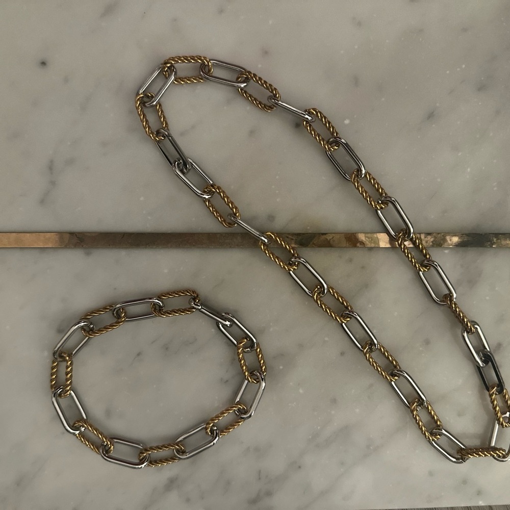 TIMELESS ESTATE ROPE CHAIN & BRACELET SET